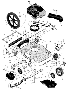 Part Location Diagram of F-040432L Murray Book, Instruction